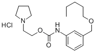 CAS#: 80171-65-9, 3-((Pentyloxy)methyl)carbanilic acid 2-(1-pyrrolidinyl)ethyl ester hydrochloride