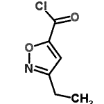 CAS#: 80173-67-7， 3-Ethyl-1,2-oxazole-5-carbonyl chloride