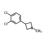 CAS#: 801983-03-9， 3-(3,4-Dichlorophenyl)-1-methylazetidine