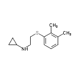 CAS#: 801984-90-7， N-{2-[(2,3-Dimethylphenyl)sulfanyl]ethyl}cyclopropanamine