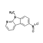 CAS#: 801988-25-0， 9-Methyl-6-nitro-9H-pyrido[2,3-b]indole