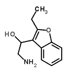 CAS#: 801991-63-9， 2-Amino-1-(2-ethyl-1-benzofuran-3-yl)ethanol