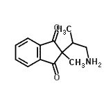 CAS#: 802003-28-7， 2-(1-Amino-2-propanyl)-2-methyl-1H-indene-1,3(2H)-dione