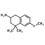 CAS#: 802021-53-0， 6-Methoxy-4,4-dimethyl-1,2,3,4-tetrahydro-2-naphthalenamine