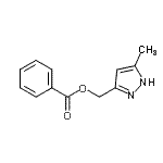 CAS#: 802030-85-9， (5-Methyl-1H-pyrazol-3-yl)methyl benzoate