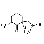 CAS#: 802051-04-3， 3-[(Dimethylamino)methyl]-3,5-dimethyltetrahydro-4H-thiopyran-4-one
