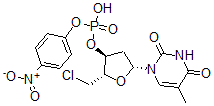 CAS#: 80214-53-5， 5'-Deoxy-5'-Chlorothymidine 3'-(4-Nitrophenyl)Phosphate