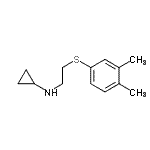 CAS#: 802266-33-7， N-{2-[(3,4-Dimethylphenyl)sulfanyl]ethyl}cyclopropanamine