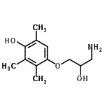 CAS#: 802301-21-9， 4-(3-Amino-2-hydroxypropoxy)-2,3,6-trimethylphenol