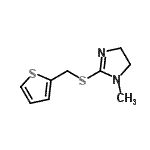 CAS#: 802307-32-0， 1-Methyl-2-[(2-thienylmethyl)sulfanyl]-4,5-dihydro-1H-imidazole