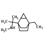 CAS#: 802308-56-1， 2-(5-Ethyltricyclo[3.2.2.0<sup>2,4</sup>]non-1-yl)-N-methyl-2-propanamine