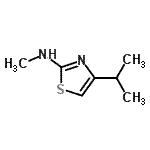 CAS#: 80232-90-2， 4-Isopropyl-N-methyl-1,3-thiazol-2-amine