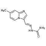 CAS#: 802323-56-4， (2E)-2-[(7-Methylimidazo[1,2-a]pyridin-3-yl)methylene]hydrazinecarboxamide