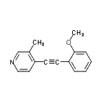 CAS#: 802331-34-6， 4-[(2-Methoxyphenyl)ethynyl]-3-methylpyridine