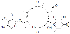 CAS#: 80241-24-3， Demycarosyltylosin