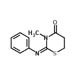 CAS#: 802559-60-0， (2E)-3-Methyl-2-(phenylimino)-1,3-thiazinan-4-one