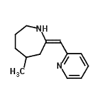 CAS#: 802571-83-1， (2E)-4-Methyl-2-(2-pyridinylmethylene)azepane