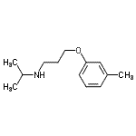 CAS#: 802589-04-4， N-Isopropyl-3-(3-methylphenoxy)-1-propanamine