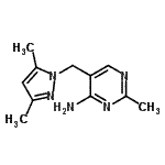 CAS#: 802610-26-0， 5-[(3,5-Dimethyl-1H-pyrazol-1-yl)methyl]-2-methyl-4-pyrimidinamine