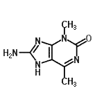 CAS#: 802619-80-3， 8-Amino-3,6-dimethyl-3,7-dihydro-2H-purin-2-one