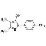 CAS#: 802824-99-3， 4-Amino-3-methyl-1-(4-methylphenyl)-1H-pyrazol-5-ol