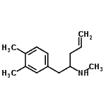 CAS#: 802858-07-7， 1-(3,4-Dimethylphenyl)-N-methyl-4-penten-2-amine