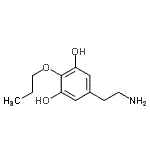 CAS#: 802862-53-9， 5-(2-Aminoethyl)-2-propoxy-1,3-benzenediol