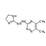 CAS#: 802866-26-8， 3-[2-(4,5-Dihydro-1H-imidazol-2-yl)hydrazino]-5,6-dimethyl-1,2,4-triazine