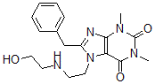CAS#: 80296-66-8, 8-Benzyl-7-(2-((2-hydroxyethyl)amino)ethyl)theophylline