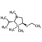 CAS#: 802982-48-5， (2R,4S)-4-Ethoxy-2-isopropyl-1,3,3-trimethyl-1,3-azasilolidine