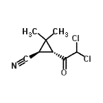 CAS#: 80345-45-5， (1R,3R)-3-(Dichloroacetyl)-2,2-dimethylcyclopropanecarbonitrile