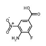 CAS#: 803700-08-5， 4-Amino-3-fluoro-5-nitrobenzoic acid