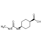 CAS#: 80413-66-7， cis-4-[(Methylcarbamoyl)amino]cyclohexanecarboxylic acid