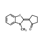 CAS#: 80419-42-7， (2E)-2-(3-Methyl-1,3-benzothiazol-2(3H)-ylidene)cyclopentanone