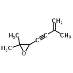 CAS#: 80438-37-5， 2,2-Dimethyl-3-(3-methyl-3-buten-1-yn-1-yl)oxirane