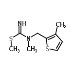 CAS#: 804431-32-1， Methyl N-methyl-N-[(3-methyl-2-thienyl)methyl]carbamimidothioate