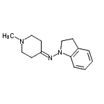 CAS#: 804445-12-3， N-(2,3-Dihydro-1H-indol-1-yl)-1-methyl-4-piperidinimine