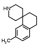 CAS#: 804448-44-0， 7-Methyl-3,4-dihydro-2H-spiro[naphthalene-1,4'-piperidine]
