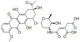 CAS 登录号:80445-77-8, N-乌头酰柔红霉素