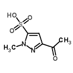 CAS#: 805179-08-2， 3-Acetyl-1-methyl-1H-pyrazole-5-sulfonic acid