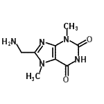 CAS#: 805182-59-6， 8-(Aminomethyl)-3,7-dimethyl-3,7-dihydro-1H-purine-2,6-dione