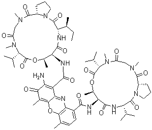 CAS 登录号：8052-16-2， 放线菌素 C