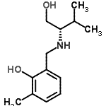 CAS#: 805230-35-7， 2-({[(2S)-1-Hydroxy-3-methyl-2-butanyl]amino}methyl)-6-methylphenol