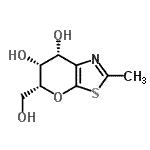 CAS#: 805245-13-0， (5R,6R,7R)-5-(Hydroxymethyl)-2-methyl-6,7-dihydro-5H-pyrano[3,2-d][1,3]thiazole-6,7-diol