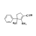 CAS#: 805246-73-5， 2-Amino-3-methyl-3-phenyl-1-cyclopentene-1-carbonitrile