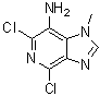 结构式 CAS# 805316-72-7, 4,6-二氯-1-甲基-咪唑并[5,4-d]吡啶-7-胺