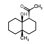 CAS#: 805319-52-2， 1-[(1R,4aS,8aS)-8a-Hydroxy-4a-methyldecahydro-1-naphthalenyl]ethanone