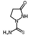 CAS#: 80553-53-3， 3-Oxo-1-pyrazolidinecarbothioamide