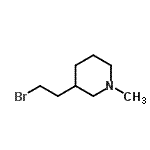 CAS#: 805953-74-6， 3-(2-Bromoethyl)-1-methylpiperidine