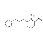 CAS#: 805957-73-7， 1,2-Dimethyl-6-[3-(1-pyrrolidinyl)propyl]piperidine